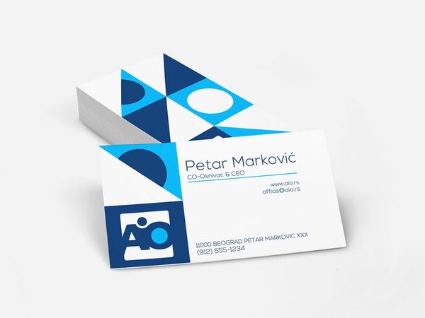 Standardne Vizitkarte