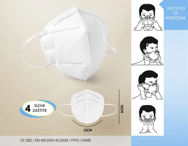 Zaštitne maske FFP2/KN95