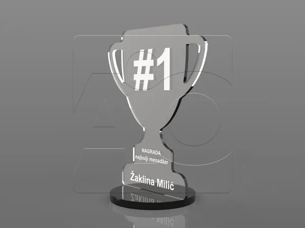 Plaketa od klirita Winner