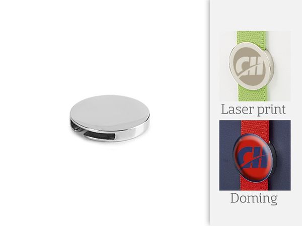 Metalna značka Clip round 1