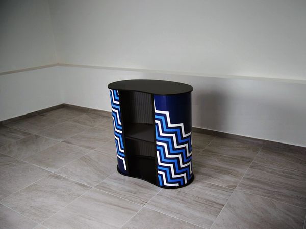 Promo pult popup counter Practico