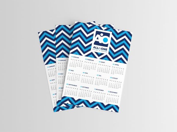 Poster kalendar stampa