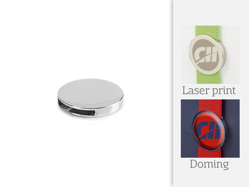 Metalna značka Clip round