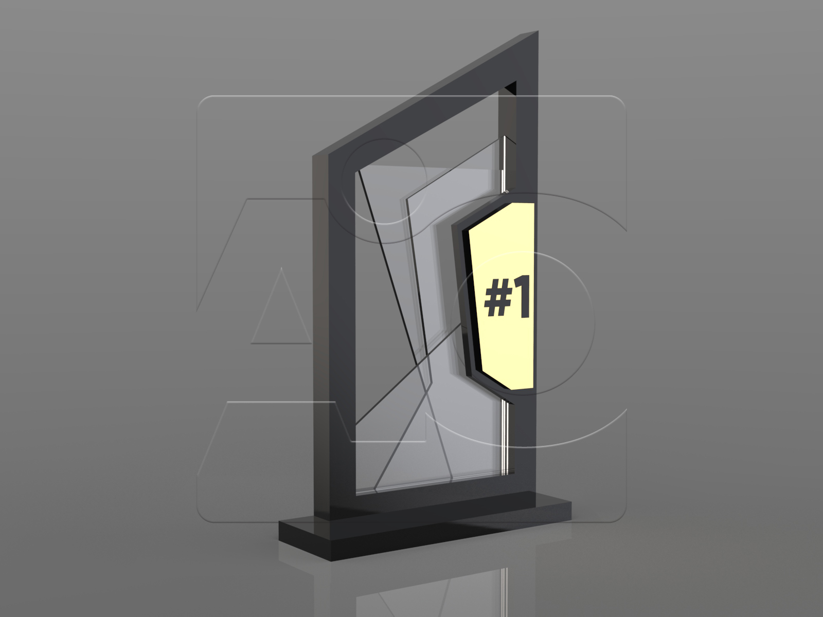 Plaketa od klirita Centus