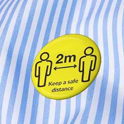 Covid-19 Button Badges