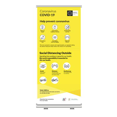 Covid-19 Pull Up Banner 1