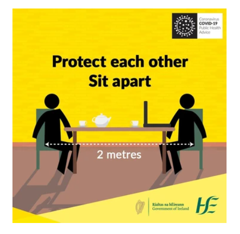 Covid-19 Sit Apart Canteen Poster 1