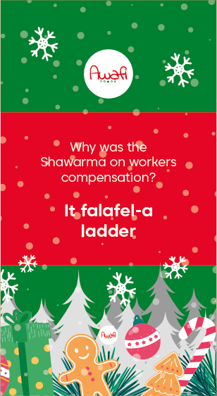 Awafi restaurant branded custom cracker joke