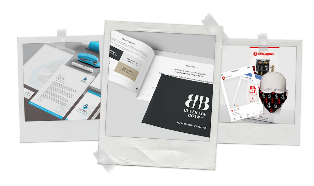 Polaroids with signage making