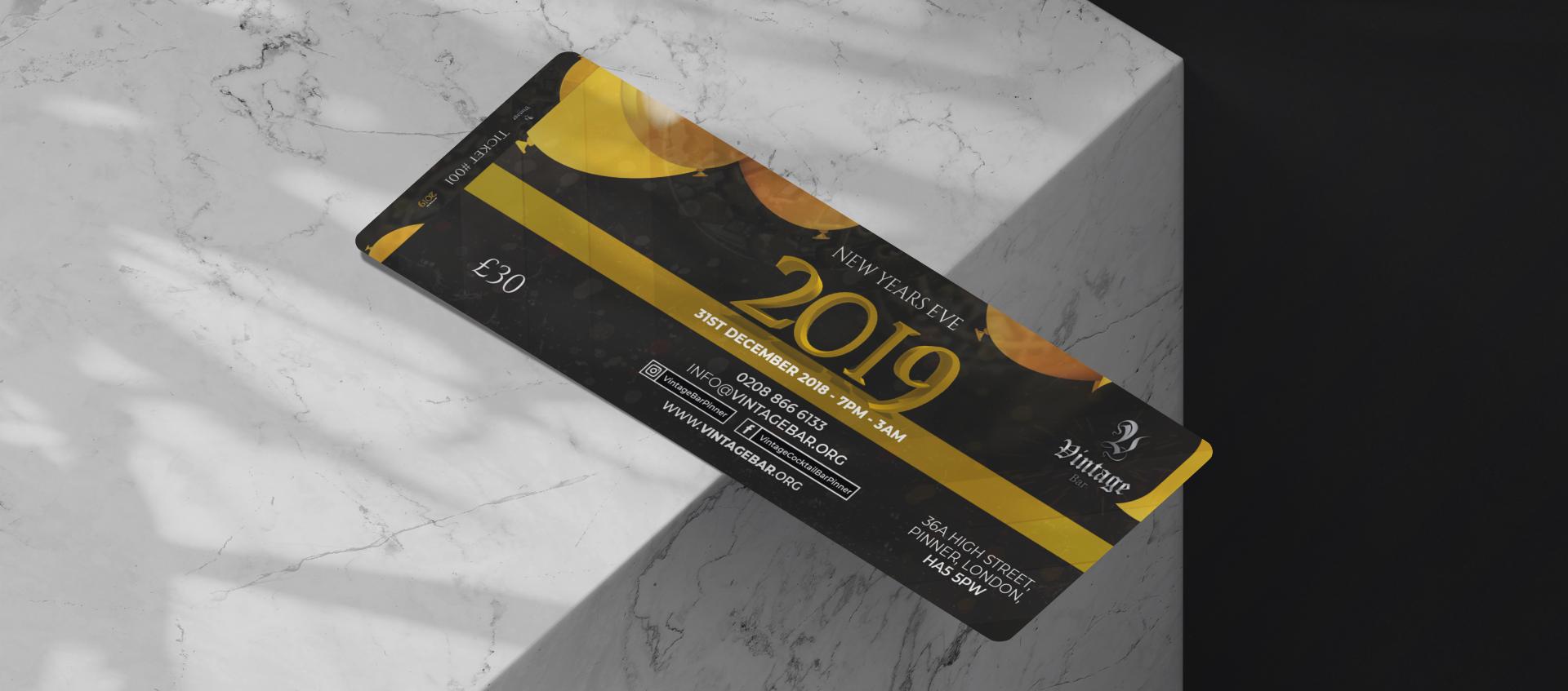 event ticket printing
