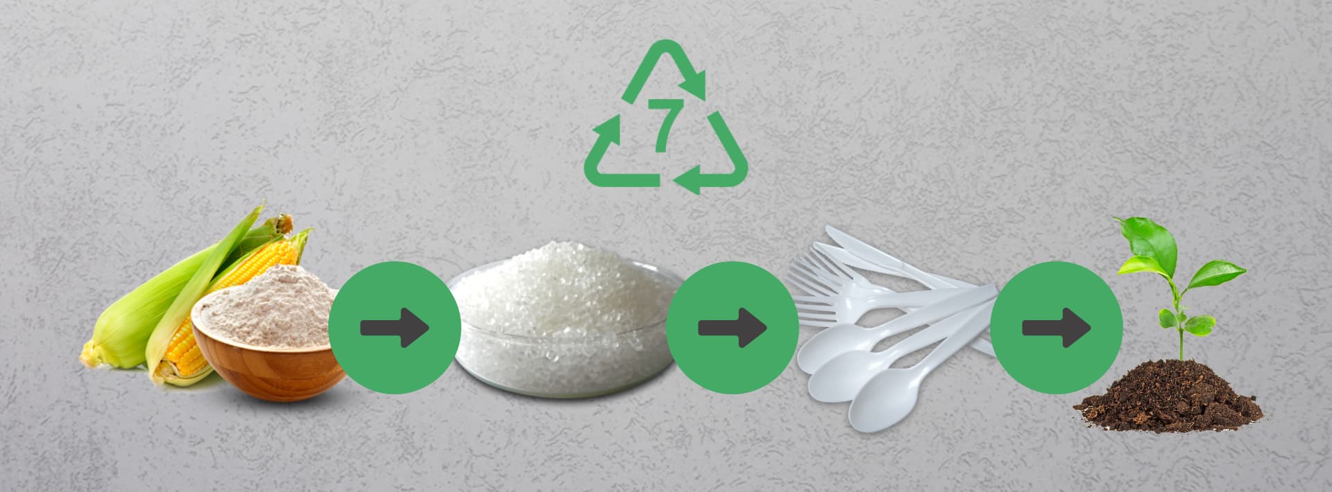 PLA from manufactured to biodegradable PLA manufacturing lifecycle