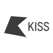 KISS FM brand logo