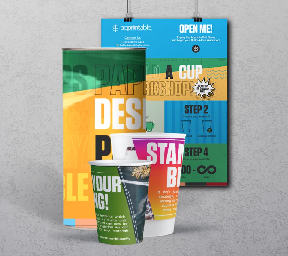 Printed Paper cups | Order branded cups samples now