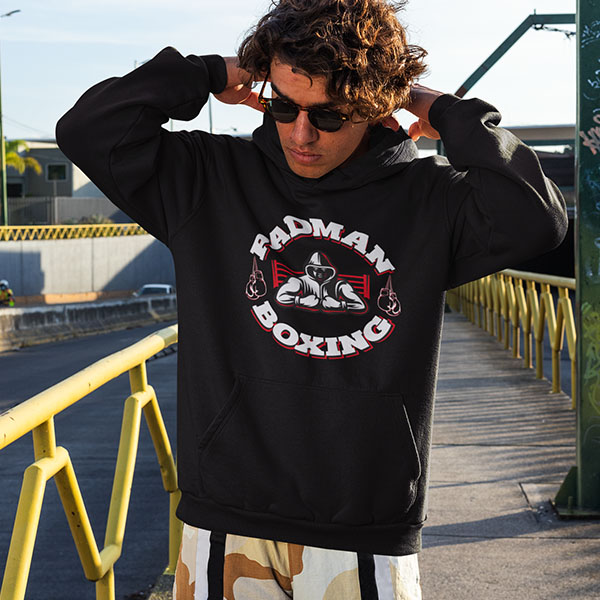 branded printed hoodie