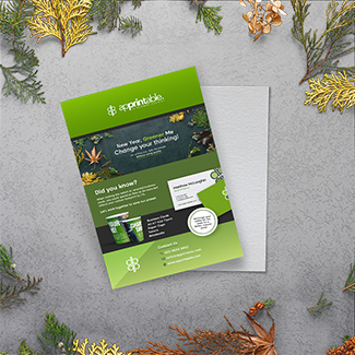 recycled printed flyers