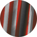 Red White printed Fabric