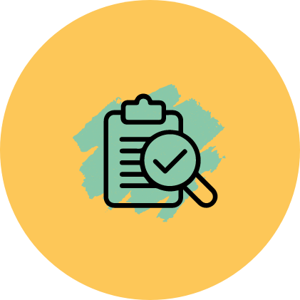 finger pointing at options