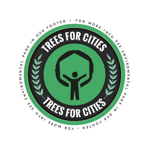 Trees for Cities charity partner badge