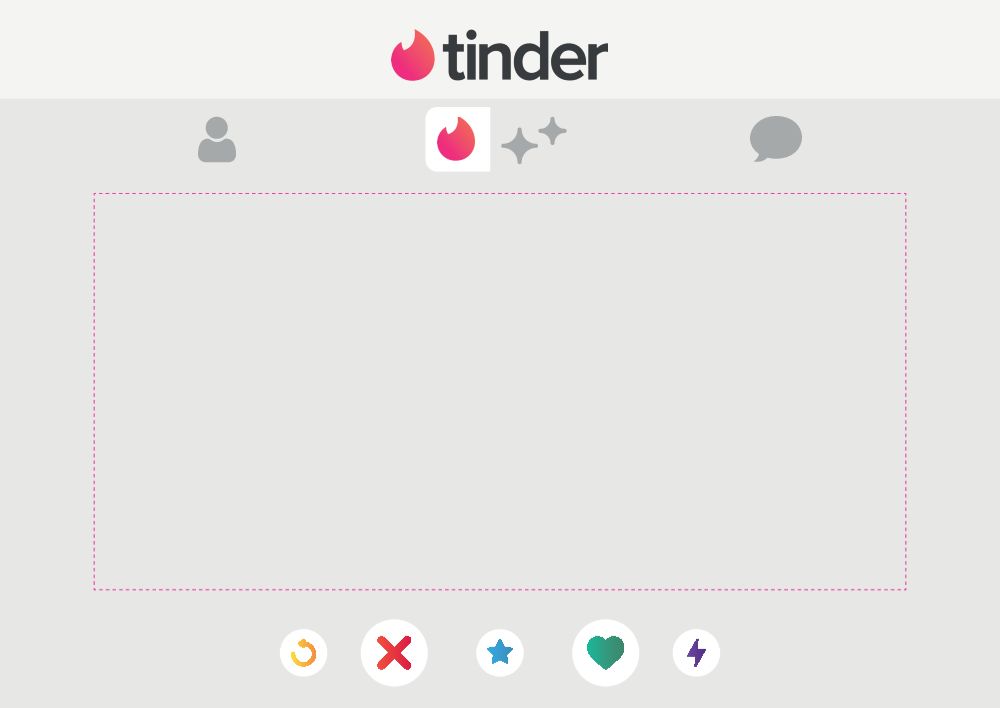 Tinder Selfie Frame - A0 Landscape