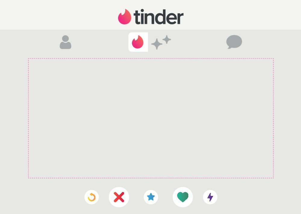 Tinder Selfie Frame - A2 Landscape