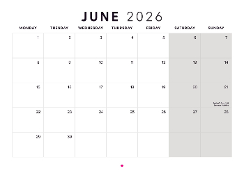 A4 Landscape Photo Calendar
