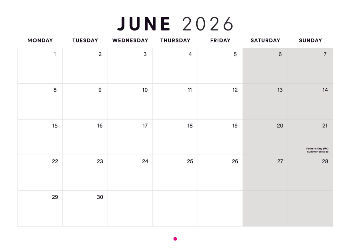 A5 Landscape Photo Calendar