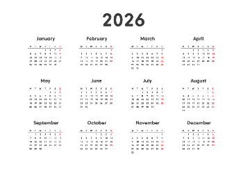 A5 Landscape Photo Calendar