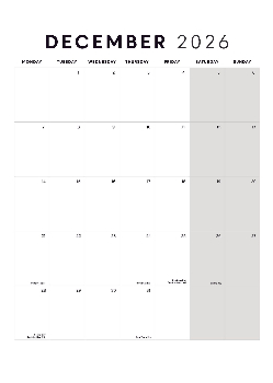 A5 Photo Portrait Calendar