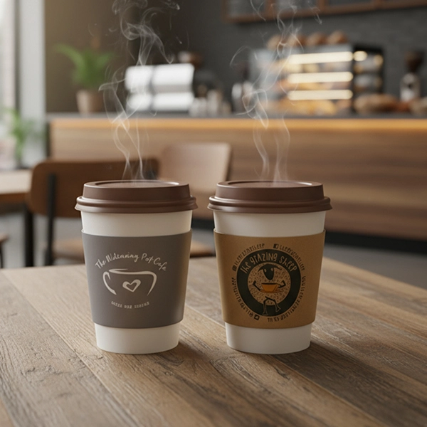 Printed paper cup sleeves