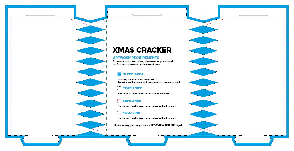 Christmas Cracker Artwork Guidelines