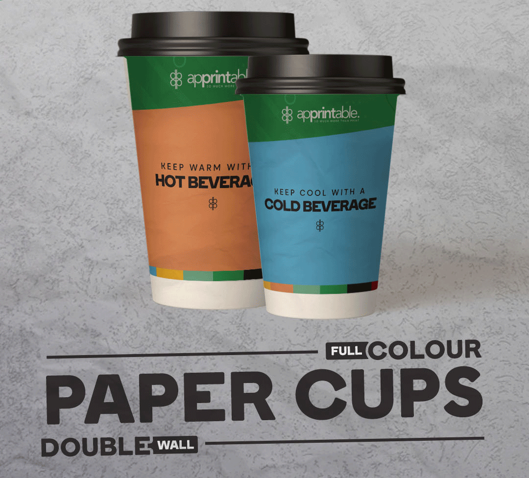 White paper cup