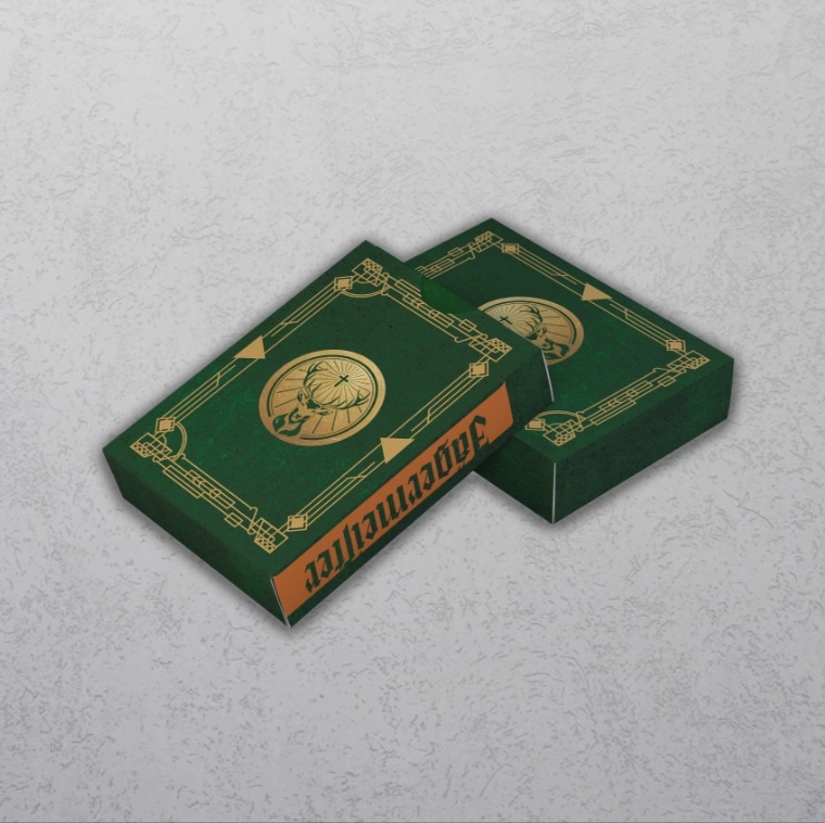 personalised playing cards box
