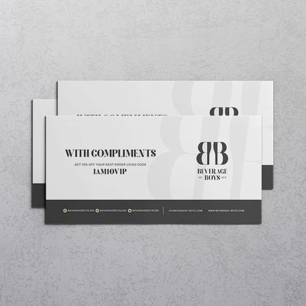 custom compliment slips