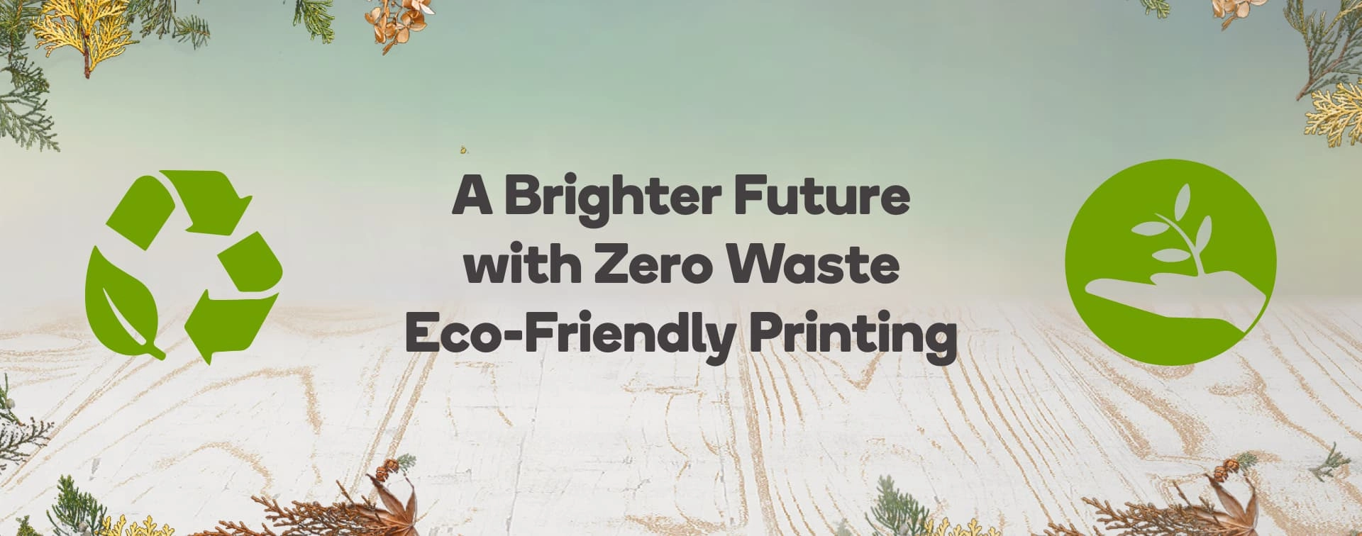 eco friendly paper cup banner