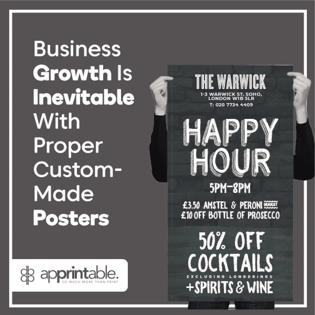Grow your business with posters