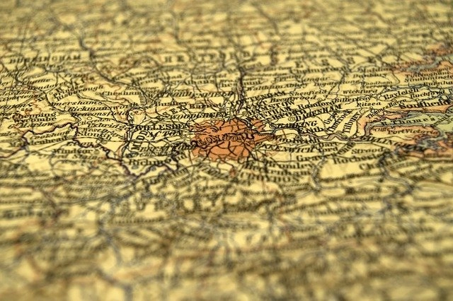 London Map depth of field