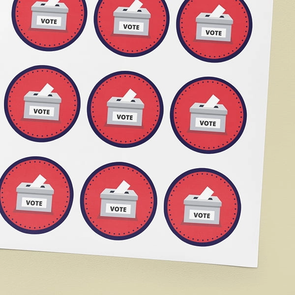 election stickers