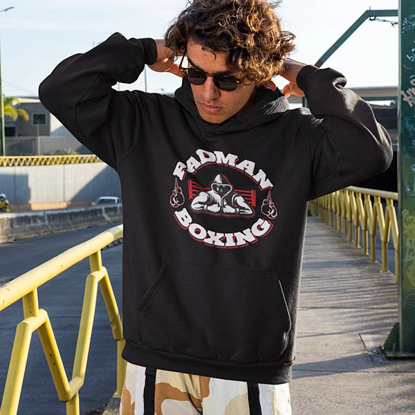 branded printed hoodie