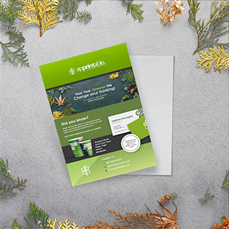 recycled printed flyers