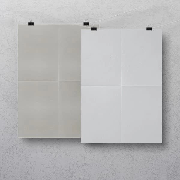 recycled poster paper