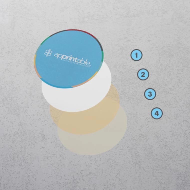 layers for waterproof labels