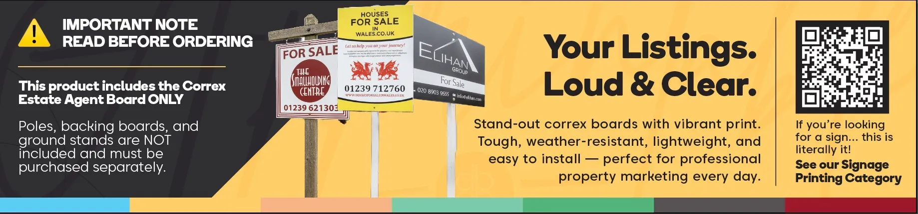 For Sale signs
