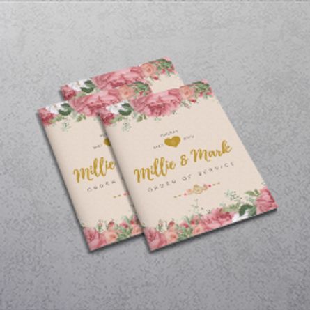 Wedding Order of Service