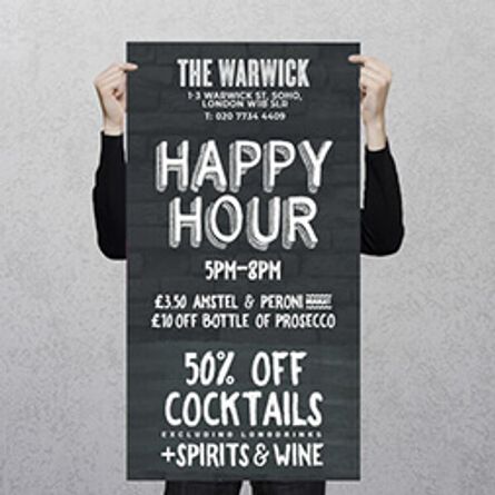 printed poster custom size