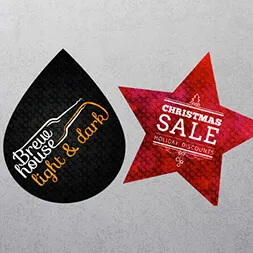 Custom Shaped Beer Mats