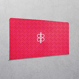 Straight Fabric Backdrop Display