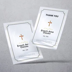 Funeral Memorial Cards
