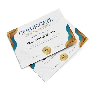 Certificate printing