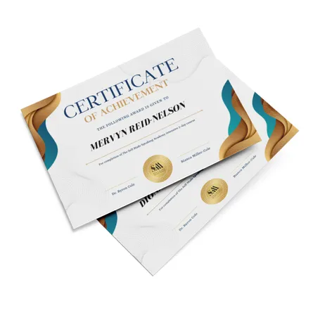 Certificate printing