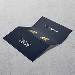 Creased Laminated Leaflets - Supplied Flat